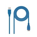 Cable USB 3.0 a Micro USB 3.0 Tipo B  M/M / 0.5m / Cablexpert CCP-MUSB3-AMBM-0.5M