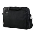 Maletin portatil Nilox Essential 2 / Negro / 15.6 pulg. / Bolsillo exterior / Interior acolchado / NXESS3156BK