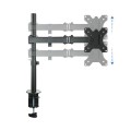 Soporte de mesa Monitor - Tv / 13-32 Pulgadas / Giratorio e inclinable / 1 Brazo / Db1032tn-b
