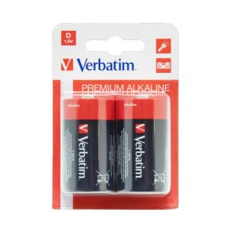Pilas Verbatim Alcalinas D / LR20 / 1.5v / Pack 2 uds   49923