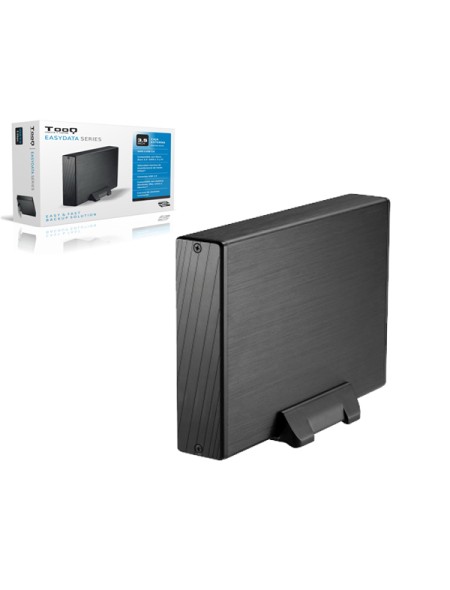 Caja externa aluminio 3.5 USB 3.0 Sata Tooq Negra TQE-3527B