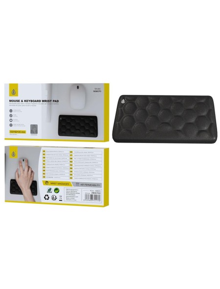 Reposa muñecas para raton / Negro / NG6070 / One+ / 2600702
