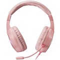 ÷ Headset mars gaming mh122 pink ultra ligeros 184g drivers de neodimo 50mm microfono flexible jack 3.