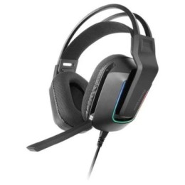 ÷ Headset mars gaming mhstrike frgb jack 3.5mm alimentacion usb control volumen color negro